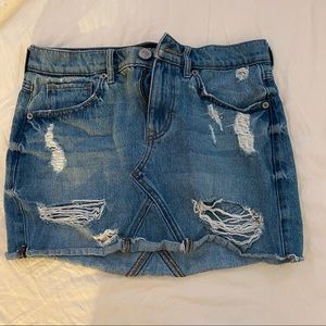 Denim Mini Skirt